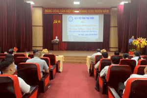 SỞ Y TẾ TRÀ VINH TRAO QUYẾT ĐỊNH NGHỈ HƯU CHO ÔNG PHẠM VĂN TRIỀU – PHÓ GIÁM ĐỐC BỆNH VIỆN ĐA KHOA TỈNH TRÀ VINH.