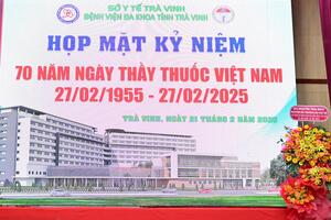 BỆNH VIỆN ĐA KHOA TỈNH TRÀ VINH KỶ NIỆM 70 NĂM NGÀY THẦY THUỐC VIỆT NAM