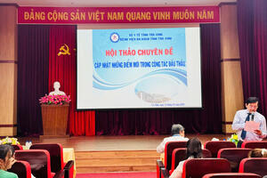 HỘI THẢO “CẬP NHẬT NHỮNG ĐIỂM MỚI TRONG CÔNG TÁC  ĐẤU THẦU”
