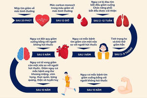 🚭 ĐIỀU GÌ SẼ XẢY RA VỚI CƠ THỂ KHI BẠN NGƯNG HÚT THUỐC LÁ?