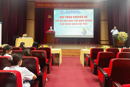 HỘI THẢO KHOA HỌC “TỐI ƯU HOÁ ĐIỀU TRỊ DINH DƯỠNG CHO BỆNH NHÂN NỘI TRÚ”