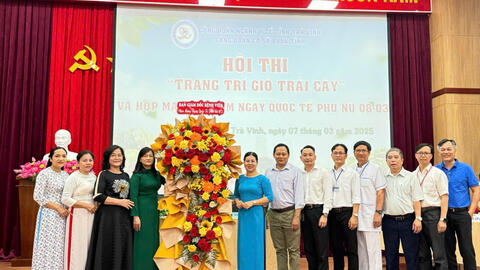 BỆNH VIỆN ĐA KHOA TỈNH TRÀ VINH SÔI NỔI HỌP MẶT KỶ NIỆM NGÀY QUỐC TẾ PHỤ NỮ